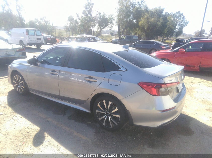 VIN JHMFE1F77NX005196 2022 HONDA CIVIC SEDAN EX