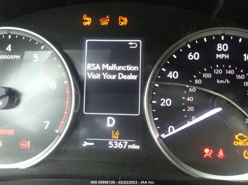 2021 LEXUS IS IS 300 - JTHCA1D27M5109932