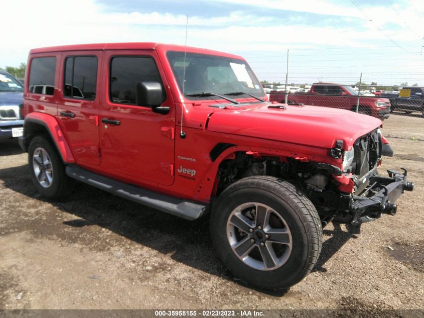 2019 JEEP WRANGLER UNLIMITED SAHARA - 1C4HJXEG0KW608373