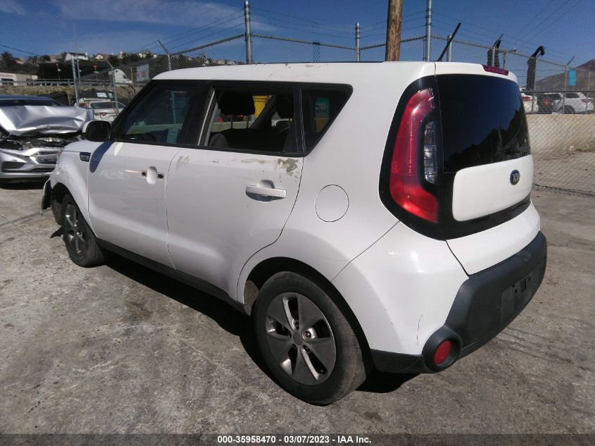 2015 KIA SOUL BASE - KNDJN2A20F7187144