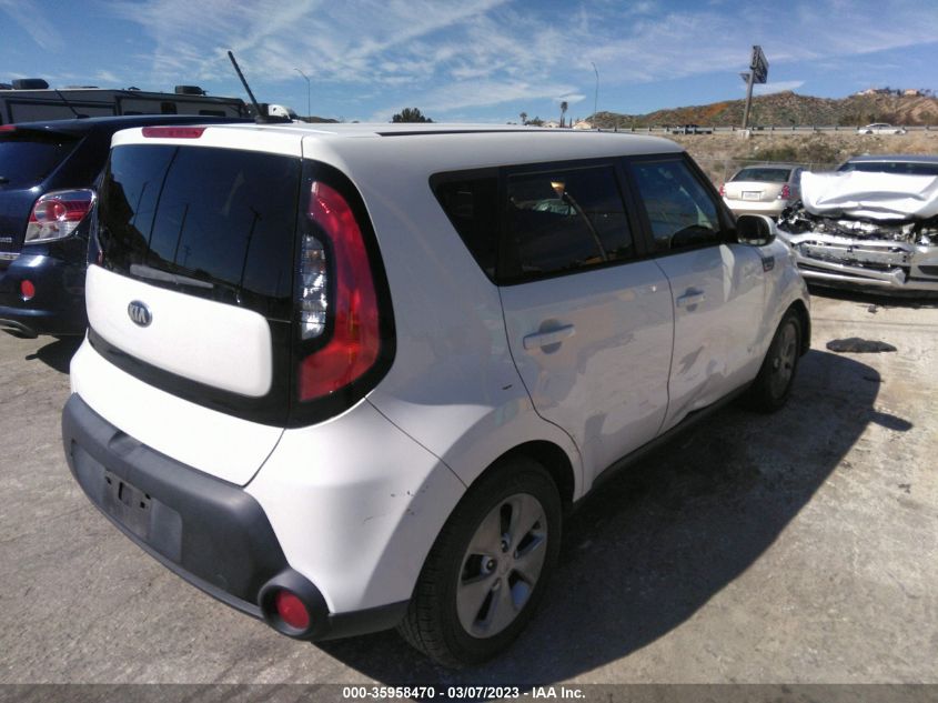 2015 KIA SOUL BASE - KNDJN2A20F7187144