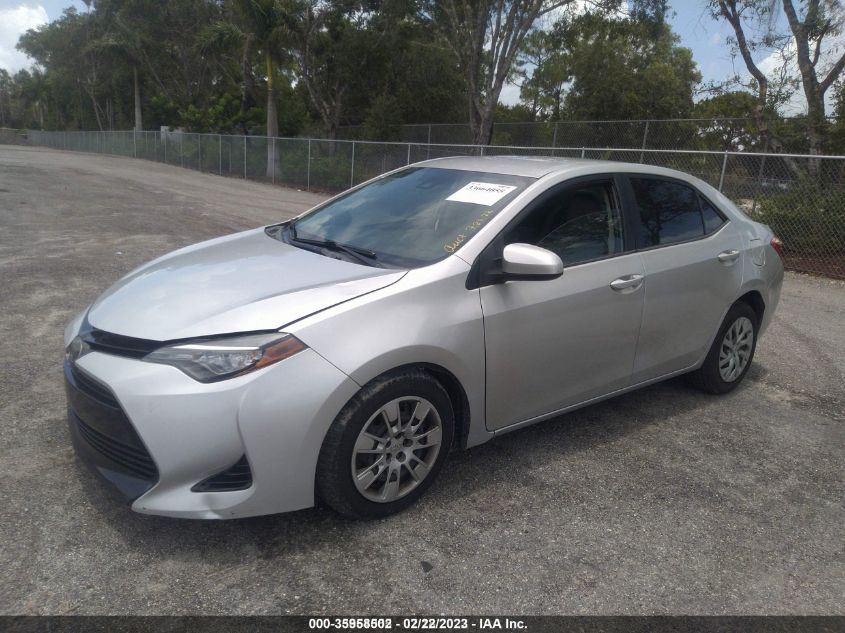 2017 TOYOTA COROLLA L/LE/XLE/SE - 2T1BURHE0HC837012