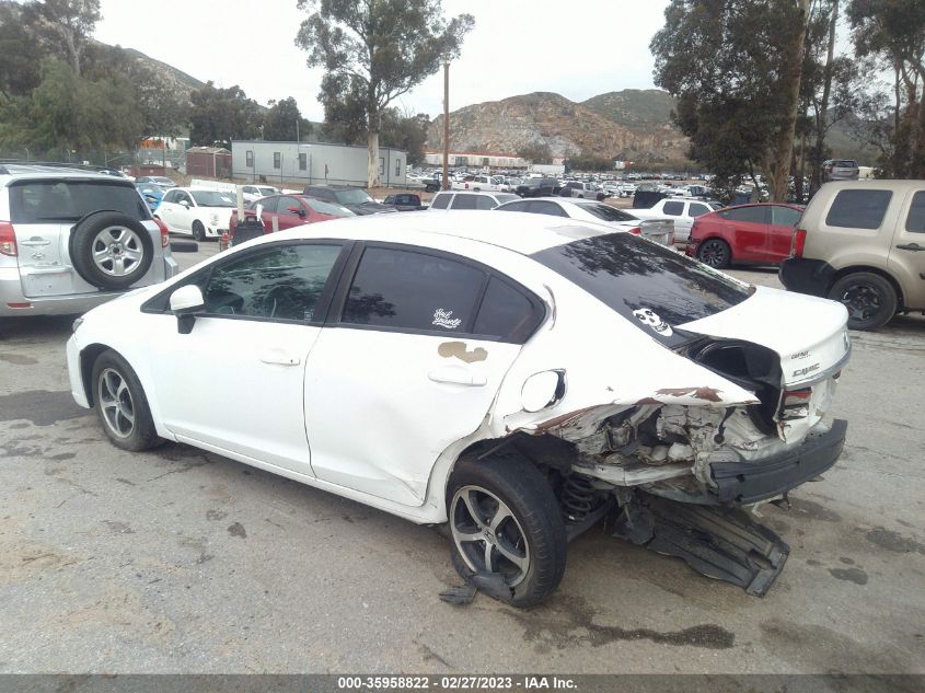 2015 HONDA CIVIC SEDAN SE - 2HGFB2F79FH547780