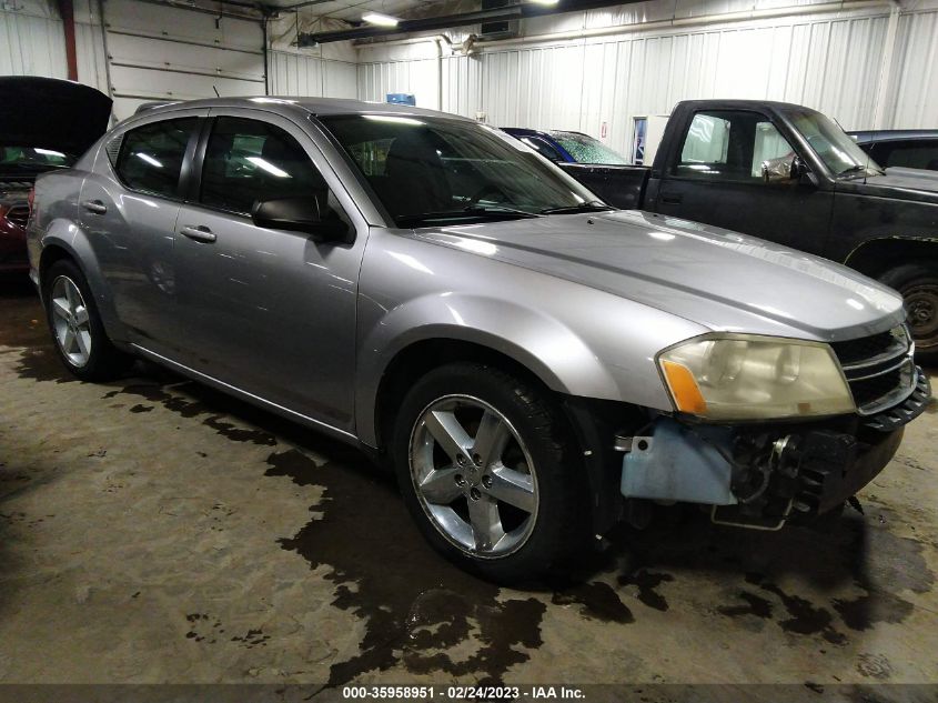 2013 DODGE AVENGER SE - 1C3CDZAB0DN658677