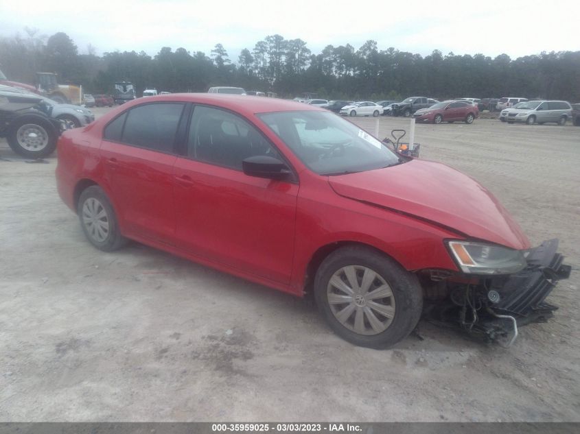 2013 VOLKSWAGEN JETTA SEDAN S - 3VW2K7AJ6DM286178