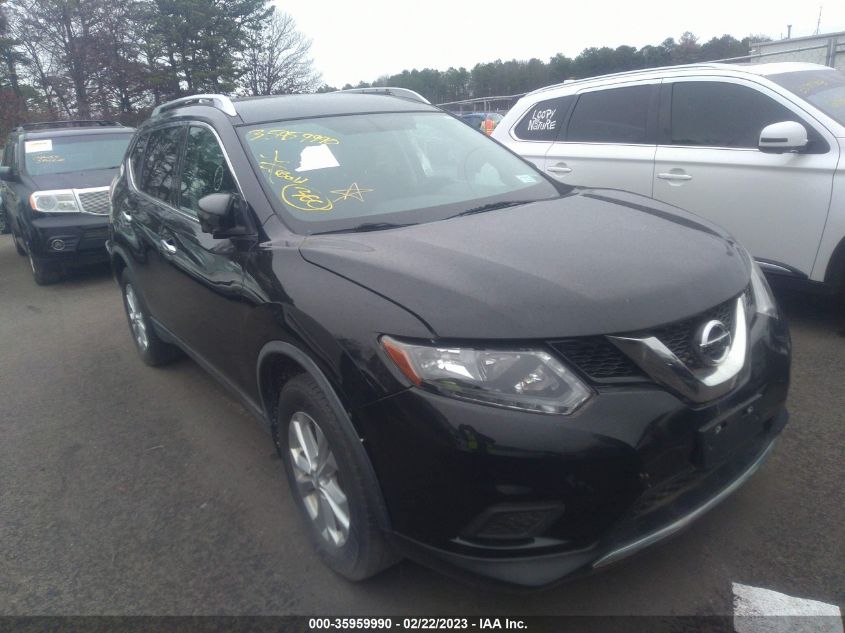 2016 NISSAN ROGUE SV/SL/S - KNMAT2MTXGP694905