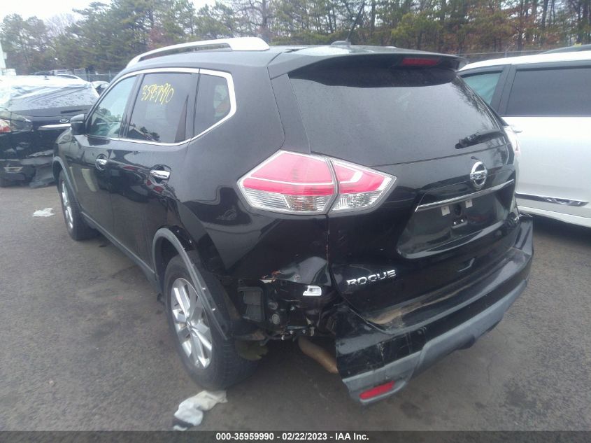2016 NISSAN ROGUE SV/SL/S - KNMAT2MTXGP694905