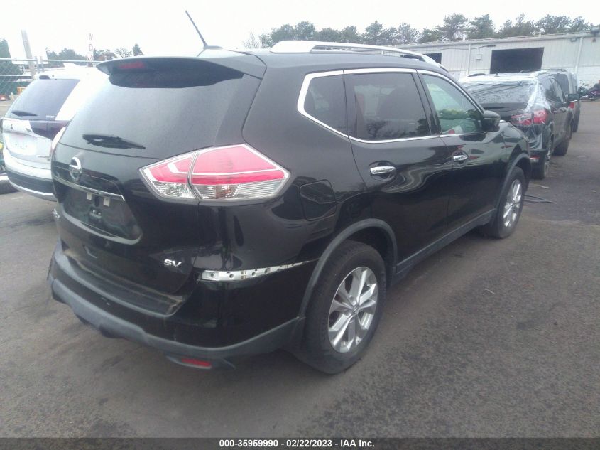 2016 NISSAN ROGUE SV/SL/S - KNMAT2MTXGP694905