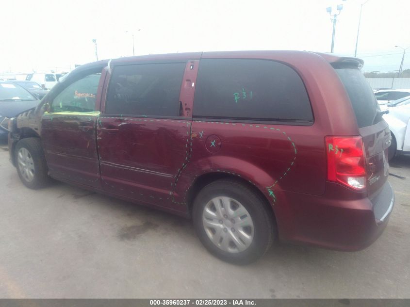 2016 DODGE GRAND CARAVAN SE - 2C4RDGBG6GR365801