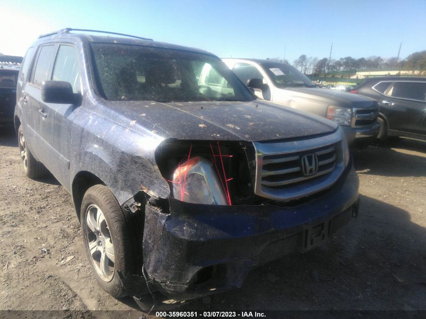 2013 HONDA PILOT EX-L - 5FNYF4H73DB015934
