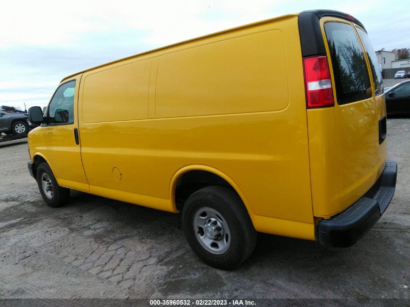 2019 CHEVROLET EXPRESS CARGO VAN 1GCWGAFP0K1251288