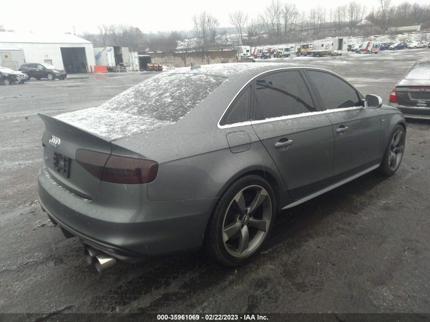 2014 AUDI S4 PREMIUM PLUS WAUBGAFL8EA035718