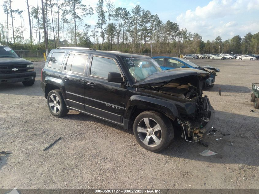 2016 JEEP PATRIOT HIGH ALTITUDE EDITION - 1C4NJPFA6GD629065