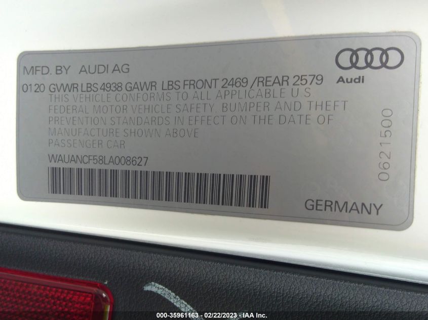 Фото: WAUANCF58LA008627 - 9