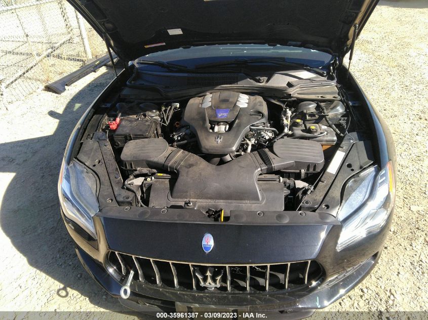 2019 MASERATI QUATTROPORTE S Q4 ZAM56YRAXK1314715