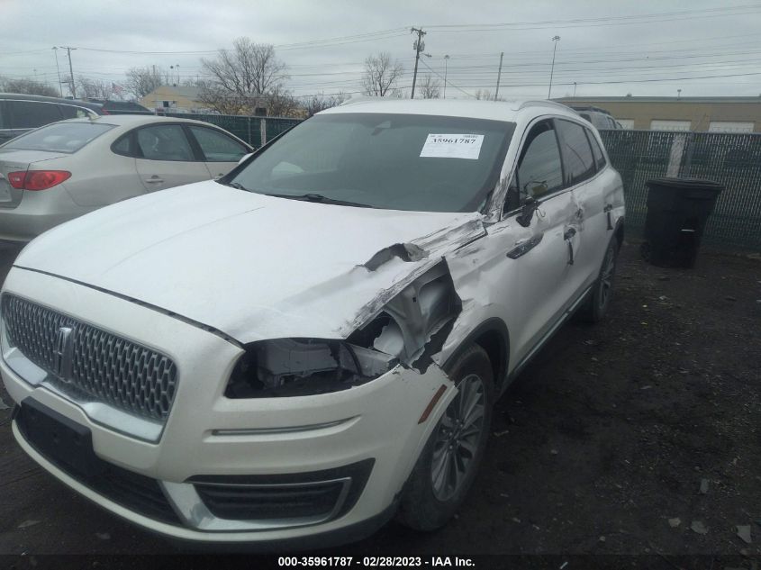 2019 LINCOLN NAUTILUS SELECT - 2LMPJ8K97KBL17832
