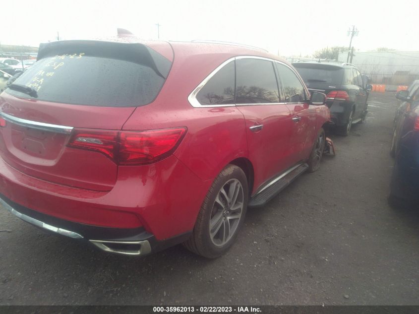 2018 ACURA MDX W/ADVANCE - 5J8YD4H92JL023590