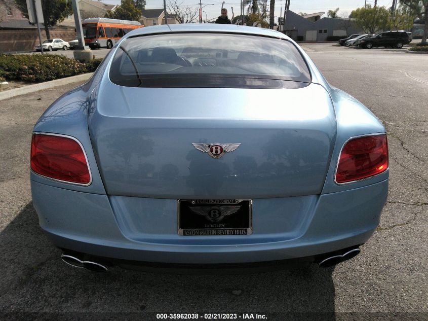 2013 BENTLEY CONTINENTAL GT V8 SCBFT7ZA6DC083057