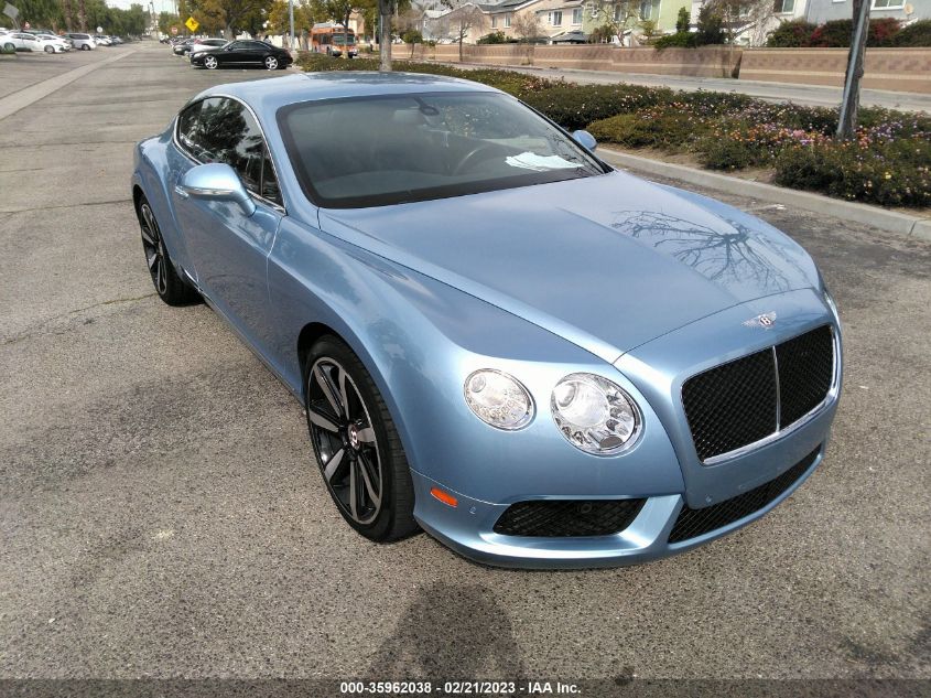 2013 BENTLEY CONTINENTAL GT V8 - SCBFT7ZA6DC083057