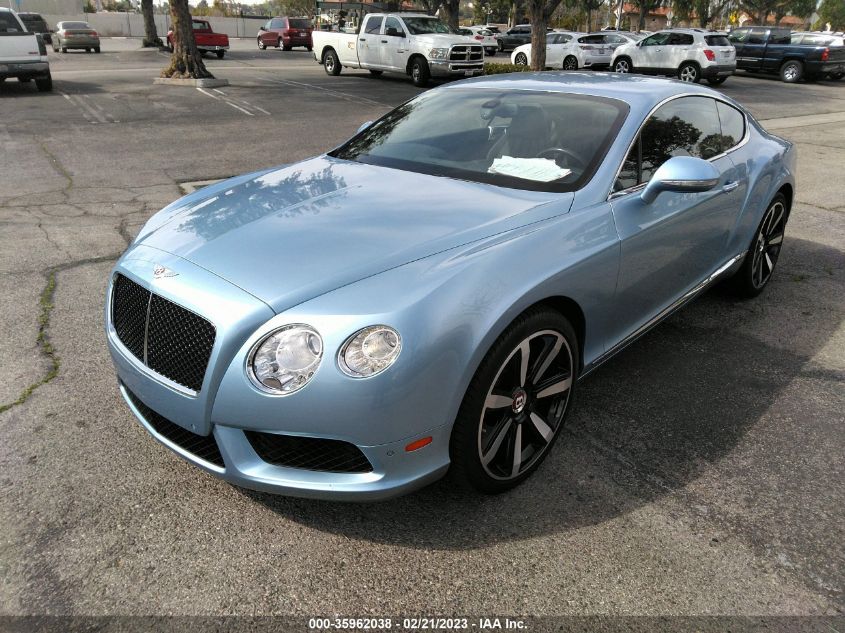 2013 BENTLEY CONTINENTAL GT V8 SCBFT7ZA6DC083057