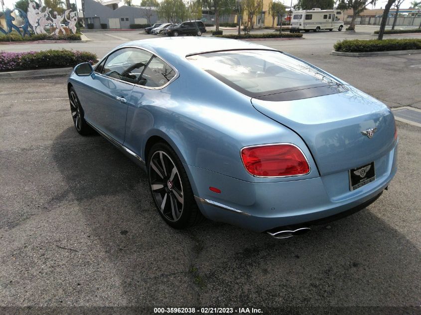 2013 BENTLEY CONTINENTAL GT V8 SCBFT7ZA6DC083057