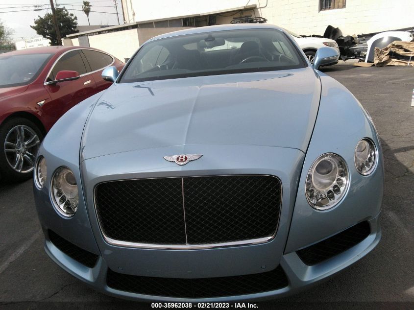 2013 BENTLEY CONTINENTAL GT V8 SCBFT7ZA6DC083057
