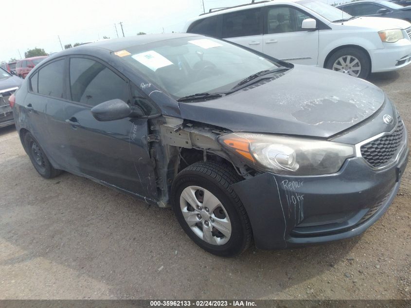 2016 KIA FORTE LX - KNAFK4A6XG5606723