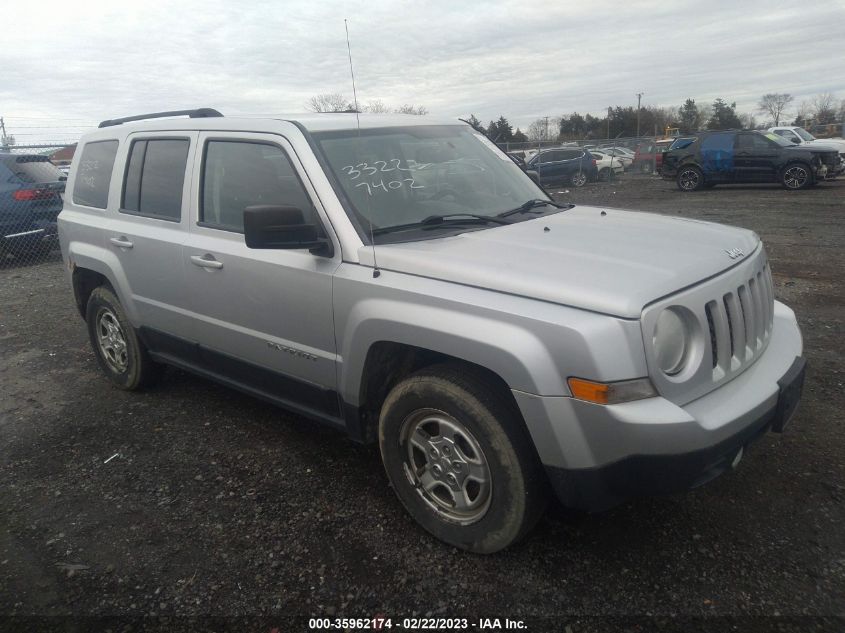 2013 JEEP PATRIOT SPORT - 1C4NJPBA1DD229609