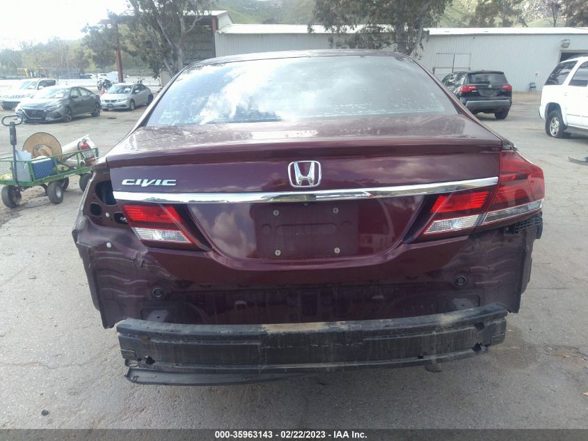 2014 HONDA CIVIC SEDAN LX - 19XFB2F55EE246611