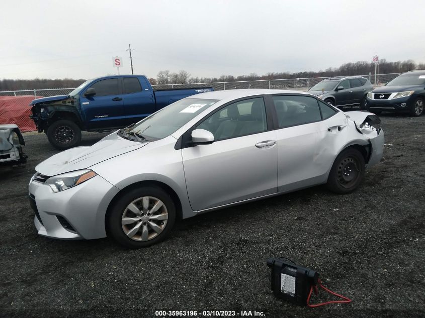 2016 TOYOTA COROLLA L/LE/S/S PLUS/LE PLUS - 2T1BURHE2GC723012