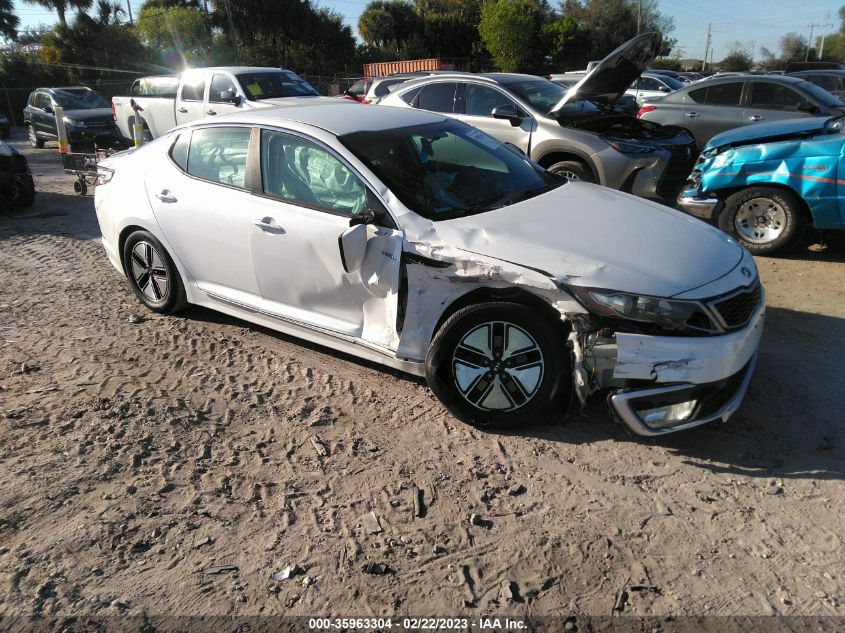2013 KIA OPTIMA HYBRID LX - KNAGM4AD4D5057142