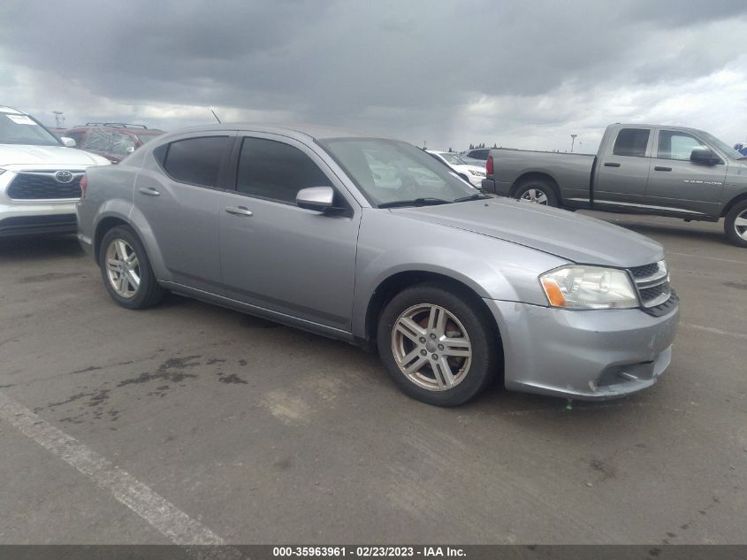2013 DODGE AVENGER SXT - 1C3CDZCB9DN625335