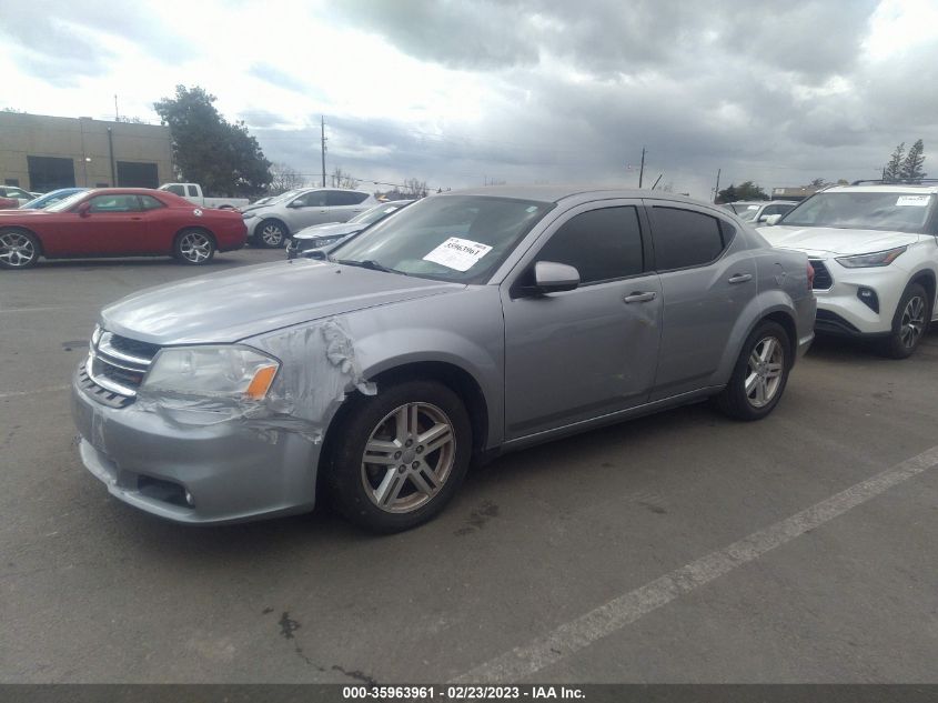 2013 DODGE AVENGER SXT - 1C3CDZCB9DN625335