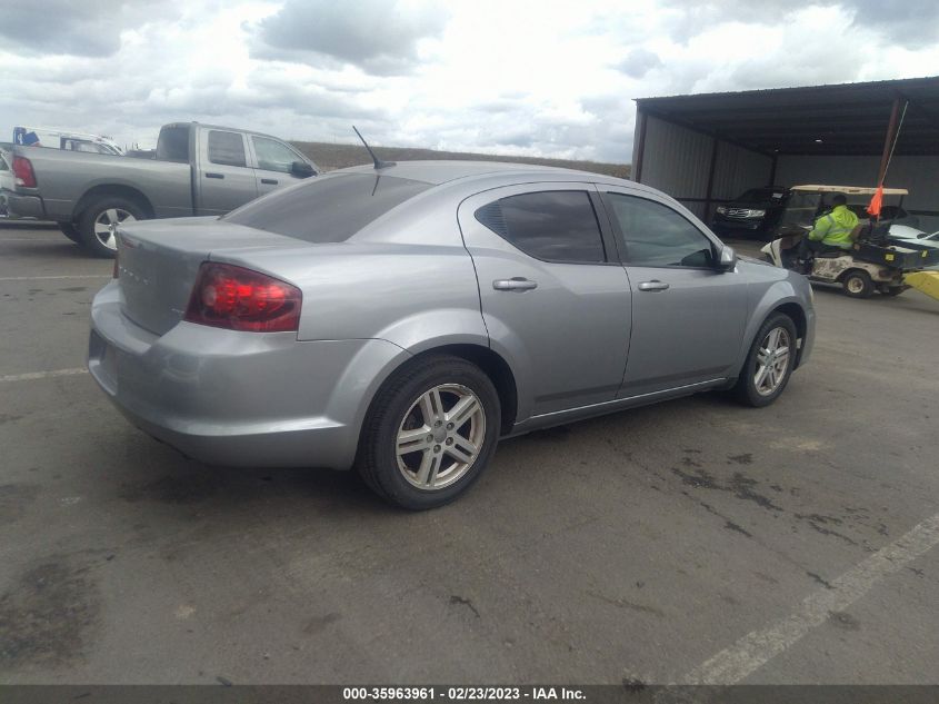 2013 DODGE AVENGER SXT - 1C3CDZCB9DN625335