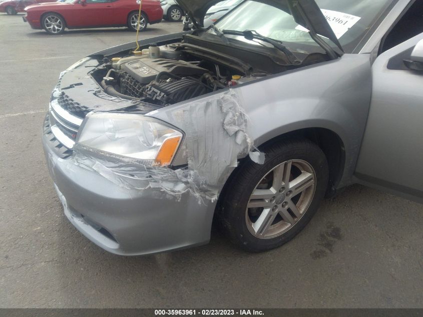 2013 DODGE AVENGER SXT - 1C3CDZCB9DN625335