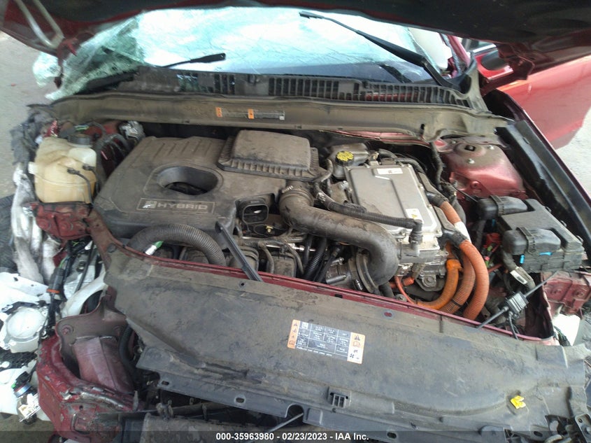 VIN 3FA6P0LU2JR187575 2018 FORD FUSION HYBRID SE