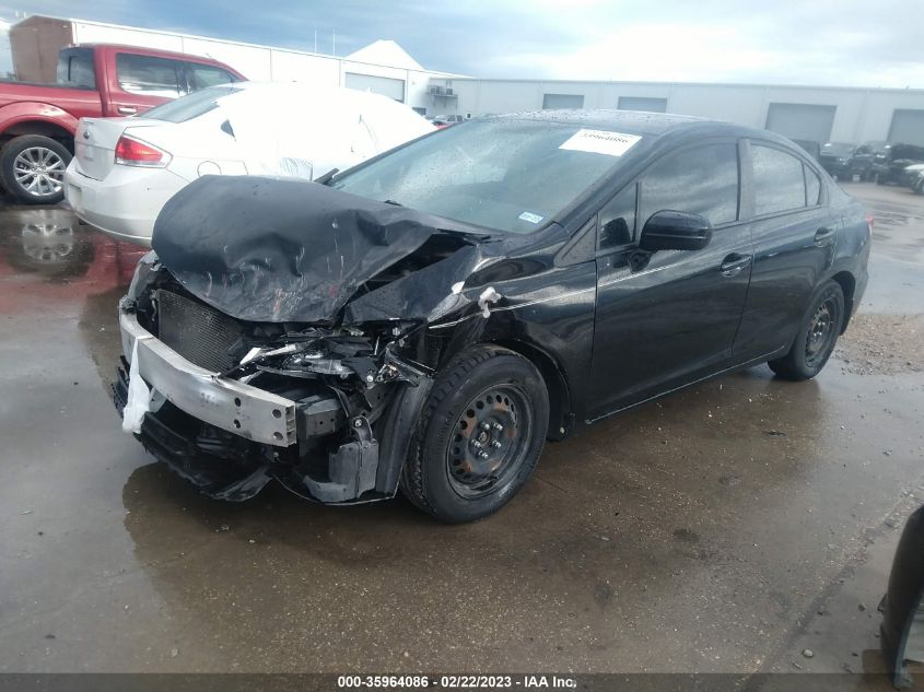 2014 HONDA CIVIC SEDAN LX - 19XFB2F52EE003712