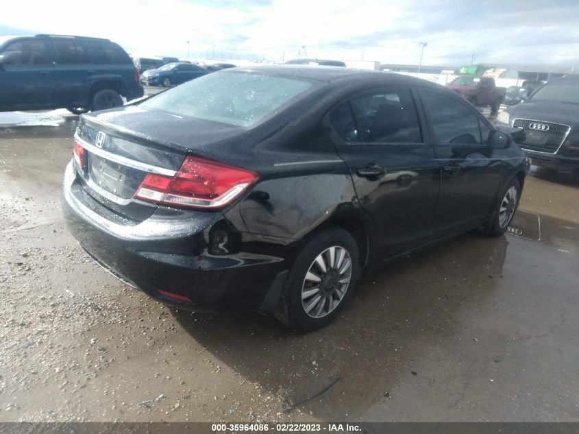 2014 HONDA CIVIC SEDAN LX - 19XFB2F52EE003712