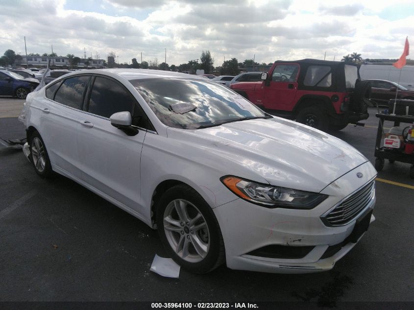 2018 FORD FUSION SE - 3FA6P0HD8JR148160