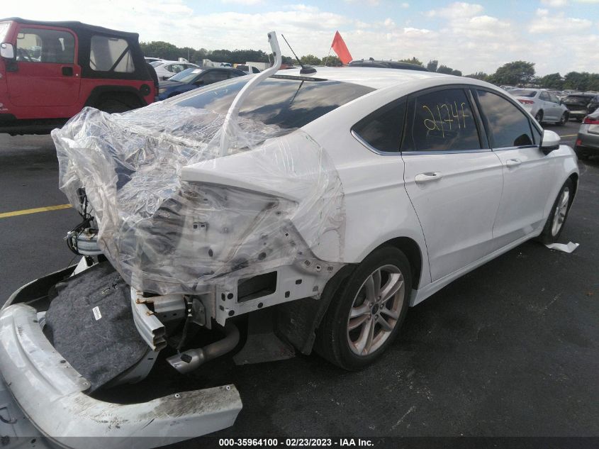 2018 FORD FUSION SE - 3FA6P0HD8JR148160