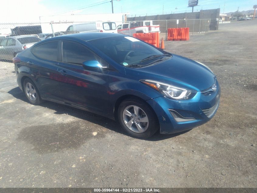 2015 HYUNDAI ELANTRA SE - KMHDH4AE9FU360814