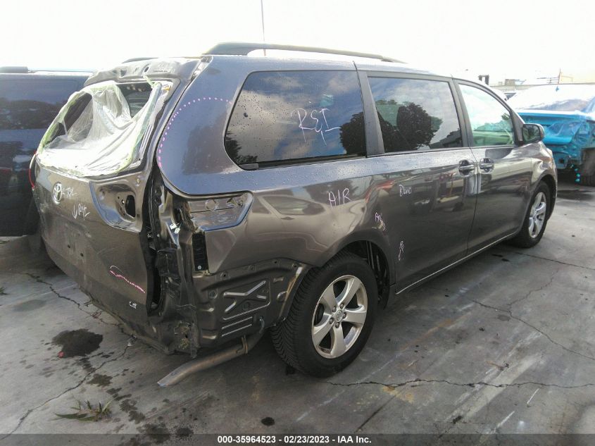 2016 TOYOTA SIENNA LE - 5TDKK3DC1GS729866