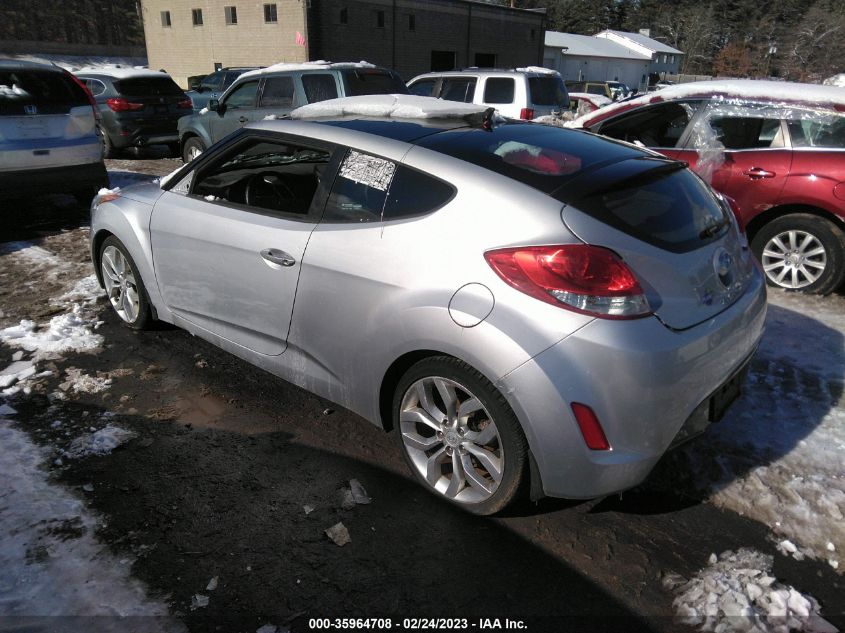 2013 HYUNDAI VELOSTER W/BLACK INT - KMHTC6AD7DU121286