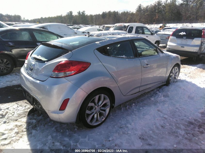 2013 HYUNDAI VELOSTER W/BLACK INT - KMHTC6AD7DU121286