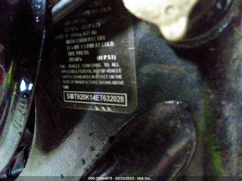 2014 TRIUMPH MOTORCYCLE THRUXTON - SMT920K14ET632028