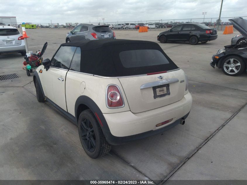 2015 MINI COOPER CONVERTIBLE WMWZN3C54FT862899