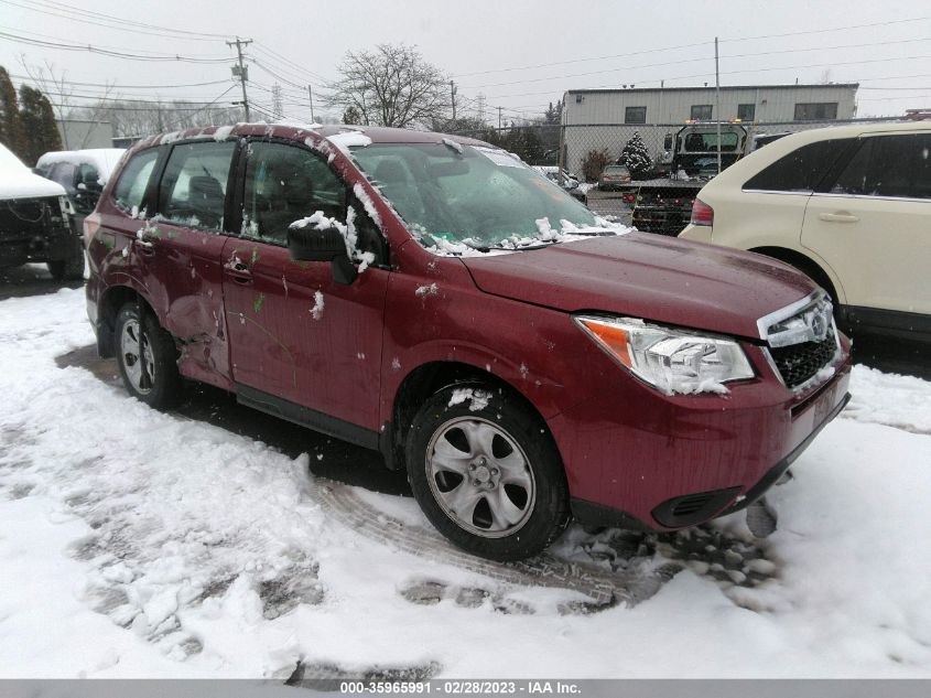 2015 SUBARU FORESTER 2.5I - JF2SJAAC9FH824269