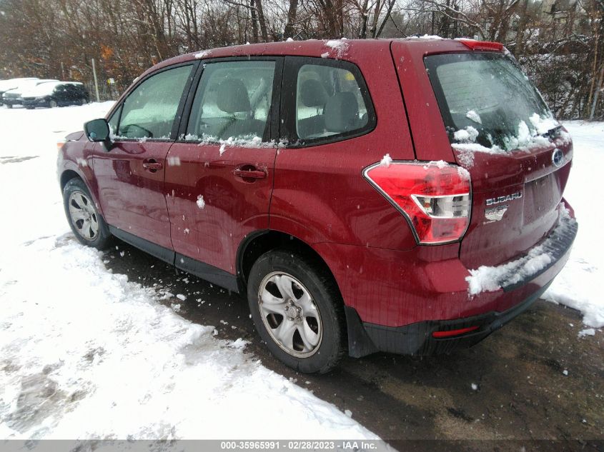 2015 SUBARU FORESTER 2.5I - JF2SJAAC9FH824269