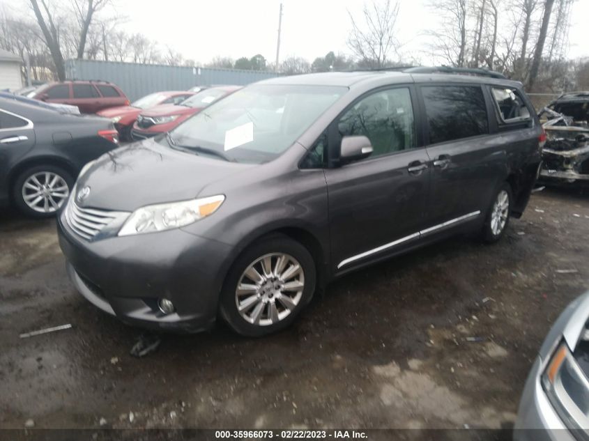 5TDDK3DCXES093342 2014 TOYOTA SIENNA - Image 2