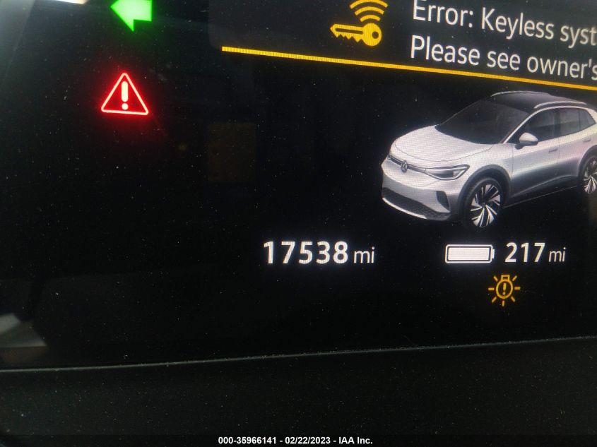 2021 VOLKSWAGEN ID.4 PRO S WVGKMPE27MP058311